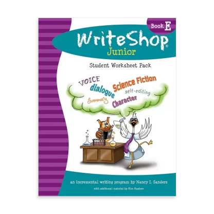 WriteShop Junior Level E Student Worksheet Pack